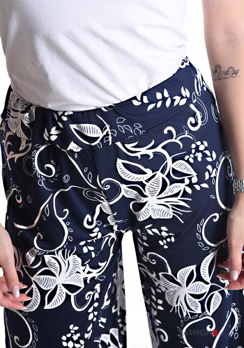 Blumenmuster lange Hose mit gummizug - ph 4