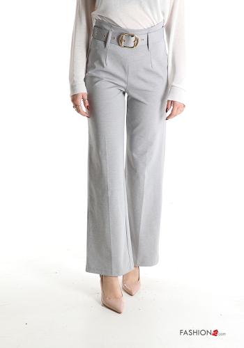 hoher Taille Hose mit Gürtel - ph 1