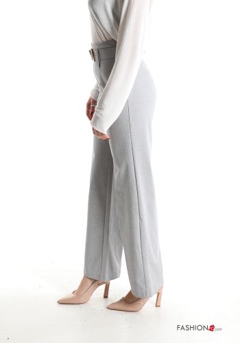 hoher Taille Hose mit Gürtel - ph 3