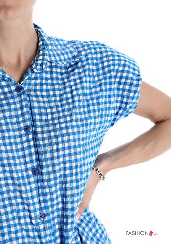 Chemise en Coton Imprimé vichy avec noeud - ph 4