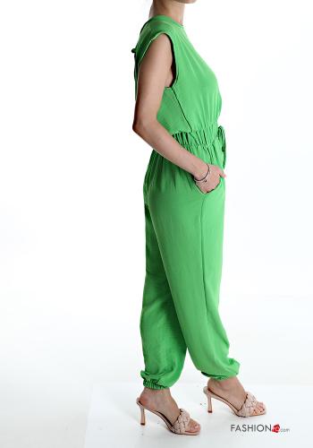 adjustable Jumpsuit with pockets with bow - ph 3