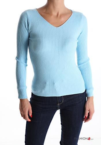 Camisola gola V - ph 1