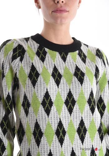 Maglione in Misto Lana Fantasia geometrica - ph 4