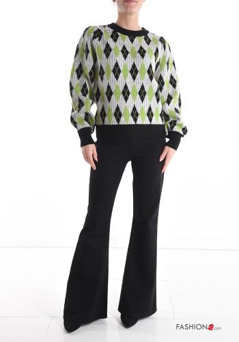 Maglione in Misto Lana Fantasia geometrica - ph 5