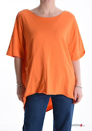 T-shirt in Cotone oversize