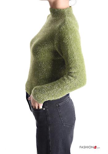 Maglione lurex a collo alto - ph 3