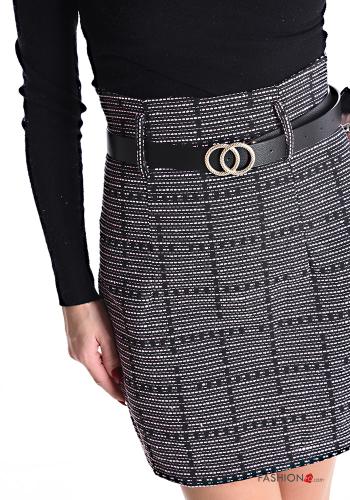 Minigonna in Cotone con cintura - ph 4