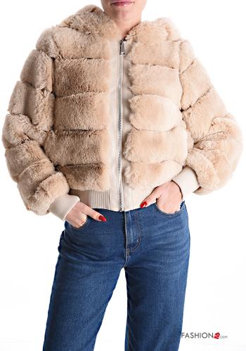 Jacke mit Taschen mit Kapuze mit Reißverschluss - ph 1