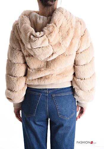 Jacke mit Taschen mit Kapuze mit Reißverschluss - ph 2