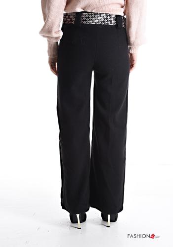 ausgestellte Hose mit Gürtel - ph 2