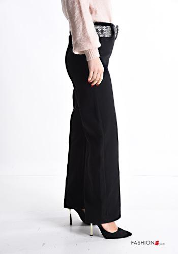 ausgestellte Hose mit Gürtel - ph 3