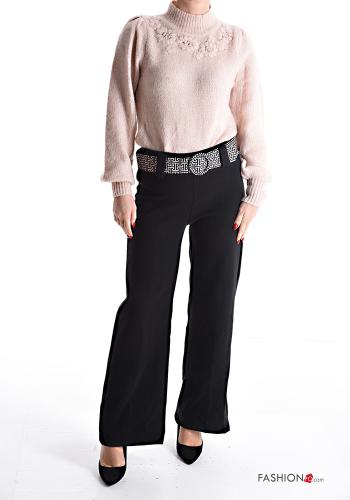 ausgestellte Hose mit Gürtel - ph 5