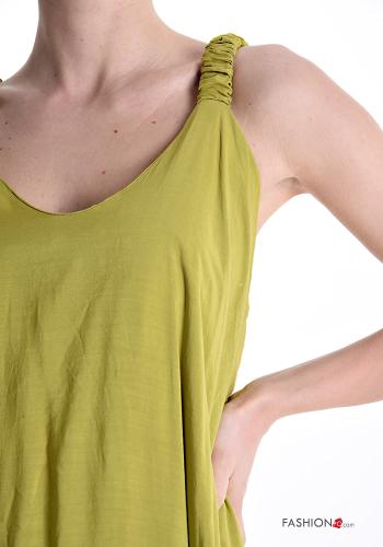 Abito scollato sulla schiena lungo oversize senza maniche - ph 4