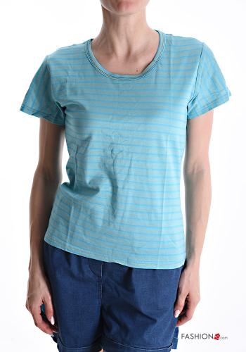 T-shirt maniche corte girocollo Fantasia righe - ph 1