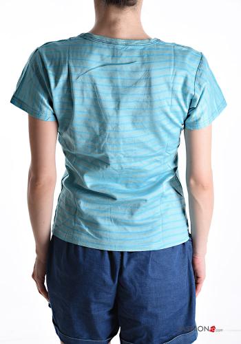 T-shirt maniche corte girocollo Fantasia righe - ph 2