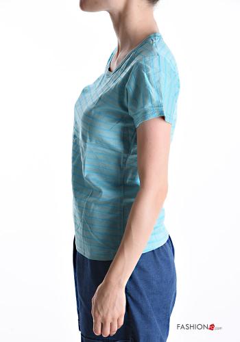 T-shirt maniche corte girocollo Fantasia righe - ph 3