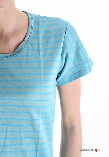 T-shirt maniche corte girocollo Fantasia righe - ph 4