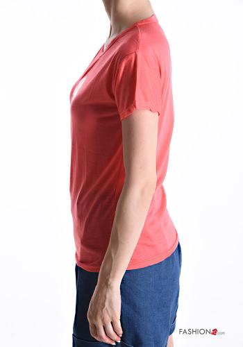 T-shirt maniche corte girocollo Fantasia stampata - ph 3