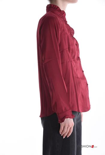 Camisa manga larga de cuello alto con botones - ph 3