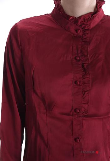 Camisa manga larga de cuello alto con botones - ph 4