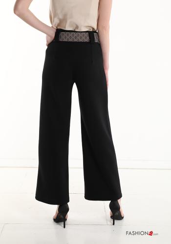 ausgestellte Hose mit Gürtel - ph 2
