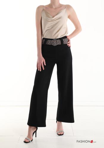 ausgestellte Hose mit Gürtel - ph 5