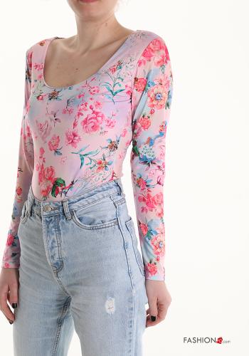 Floral long sleeve Bodysuit - ph 3