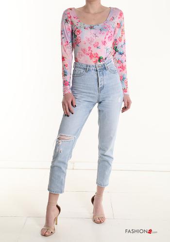 Floral long sleeve Bodysuit - ph 6