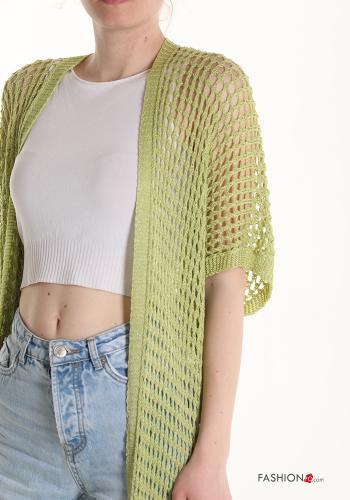 Cardigan maniche corte a rete - ph 4