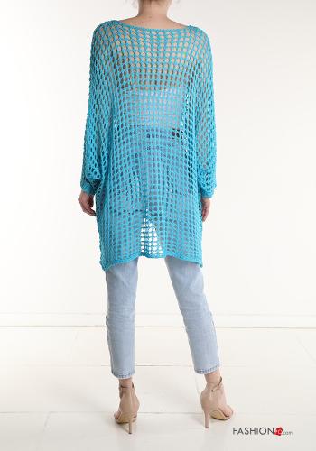 Maglione a rete scollo a V - ph 2