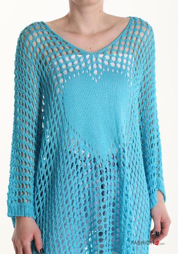 Maglione a rete scollo a V - ph 4