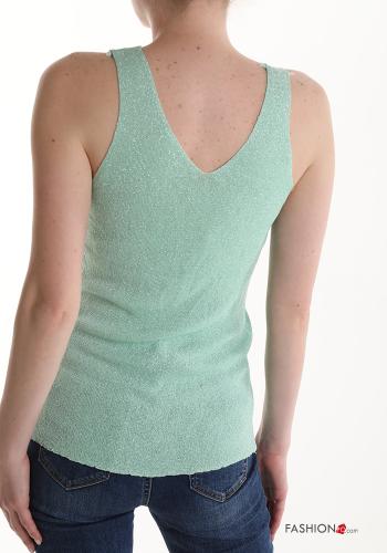 lurex Tank-Top with v-neck - ph 2