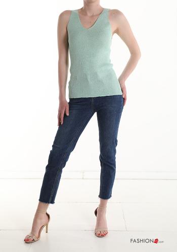 lurex Tank-Top with v-neck - ph 5