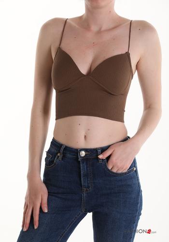 Top with v-neck with cups - ph 1