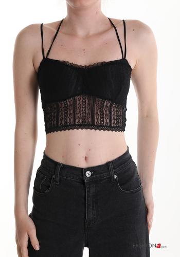 lace trim Top with cups