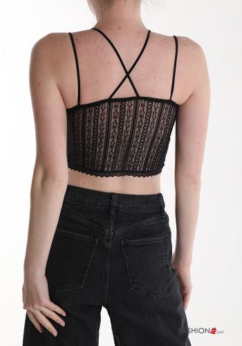 lace trim Top with cups - ph 2