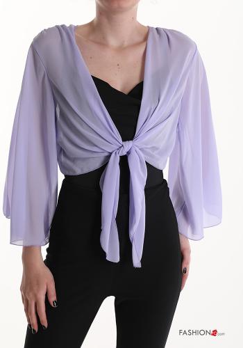 Bolero mit Schleife 3/4 ärmel - ph 1