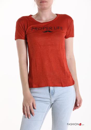 Lettering print T-shirt