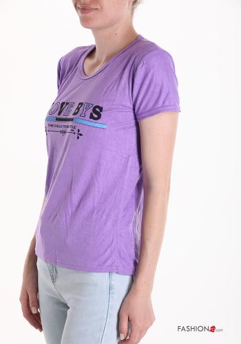 Lettering print T-shirt - ph 3