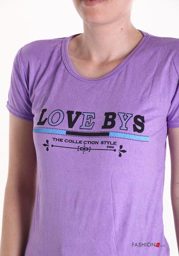 Lettering print T-shirt - ph 4
