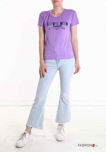 Lettering print T-shirt - ph 5