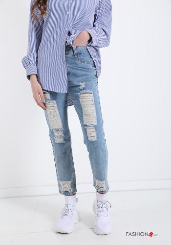 Jeans in Cotone  con tasche - ph 1