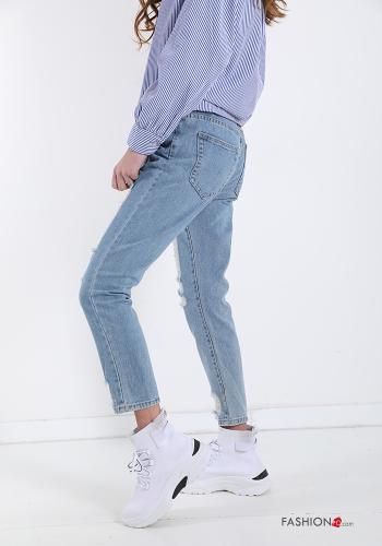 Jeans in Cotone  con tasche - ph 3