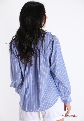 Camicia in Lino Fantasia righe - ph 2