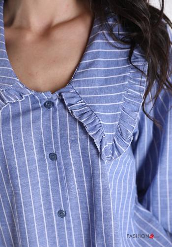 Camicia in Lino Fantasia righe - ph 4