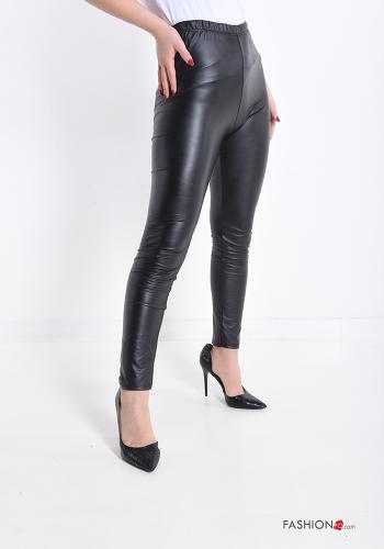 faux leather Leggings - ph 3