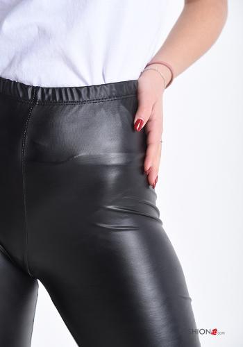 faux leather Leggings - ph 4