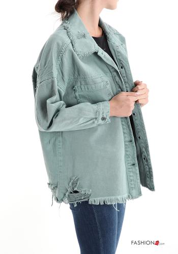 Cotton Jacket with buttons with pockets - ph 3