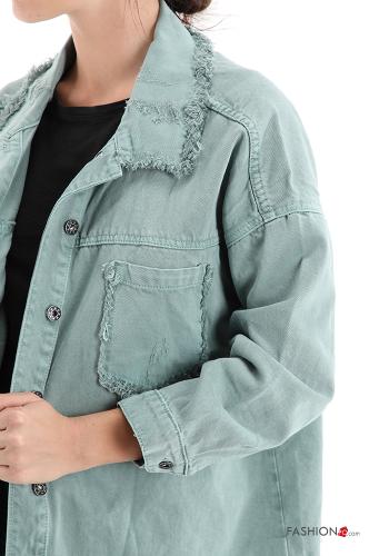 Cotton Jacket with buttons with pockets - ph 4