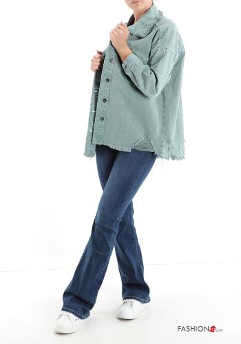 Cotton Jacket with buttons with pockets - ph 5